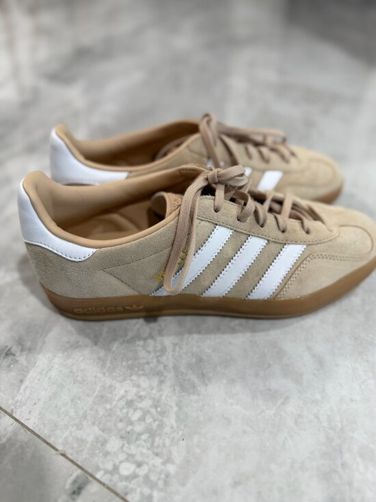 adidas Shoes - Adidas Samba OG Beige Suede Sneakers Size 8